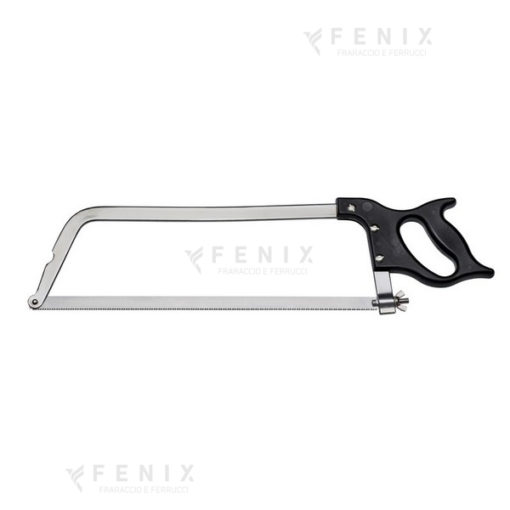 seghetto inox 18/8 ad arco con lama inox 20mm