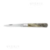 colt. stiletto corno grezzo t. inox