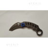 colt. karambit chiudibile anello blu r40112