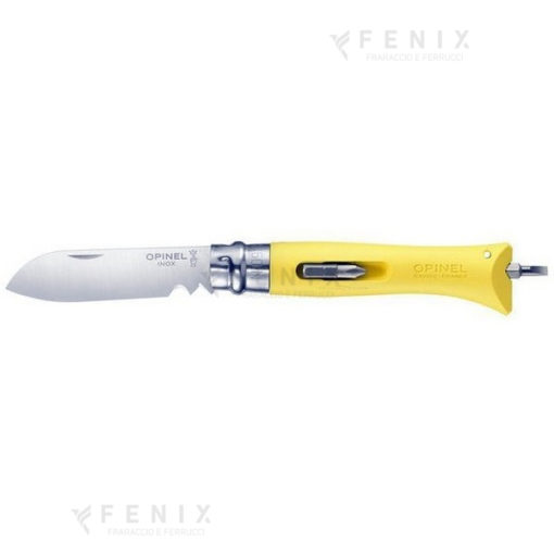 opinel bricolage 9 giallo 1804