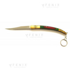 coltello stiletto manico legno