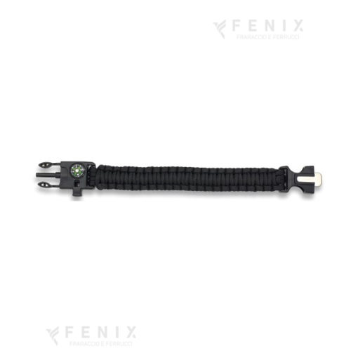 bracciale paracord nero 33878ne