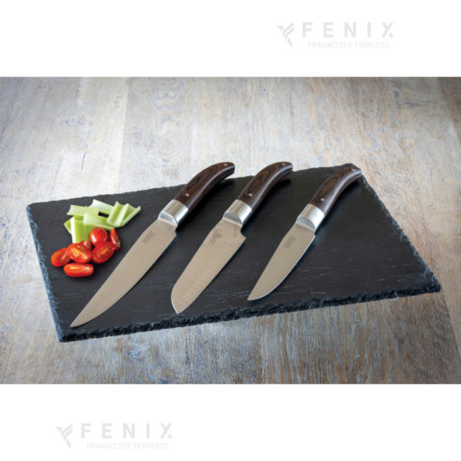 set 3 colt. cucina laguiole forgiati wengè