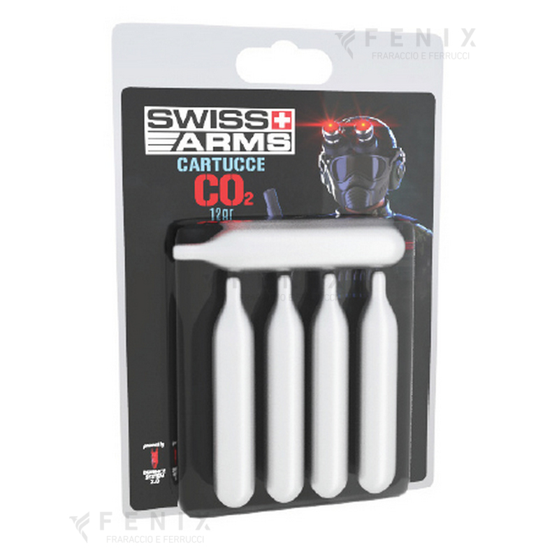 cartucce co2 swiss arms 12g 5pz