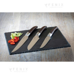 set 3 colt. cucina laguiole forgiati wengè