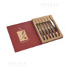 set 6 coltelli bistecca laguiole manico pakkawood