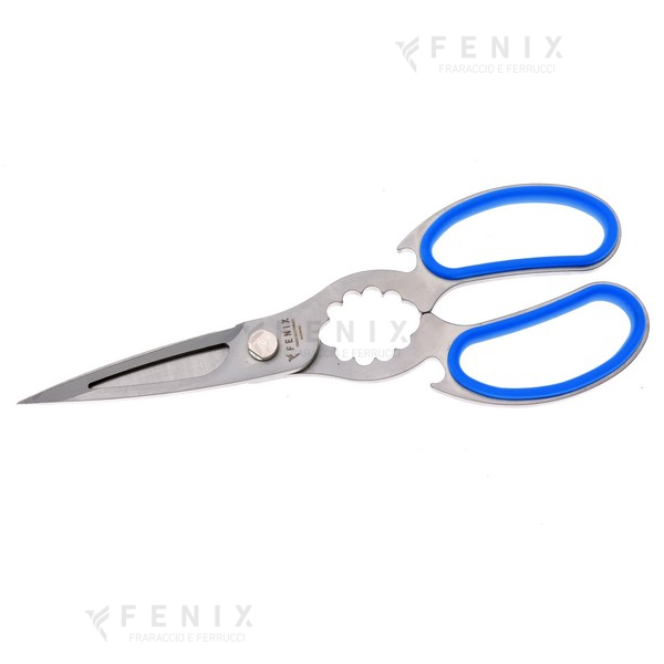 forb. multiuso manico gomma colorato 8"