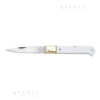 caltagirone inox manico abs bianco