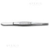 pinzetta inox retta punta tonda 354014