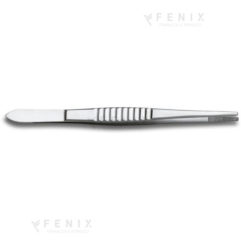 pinzetta inox retta punta tonda 354014