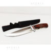 pugnale manico legno inciso lama 19cm fd2323