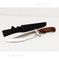 pugnale manico legno inciso lama 19cm fd2323