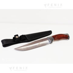 pugnale manico legno decorato lama 19cm fd2324